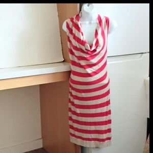 All Saints Manila Knit Striped Dress sz UK 10 US 6